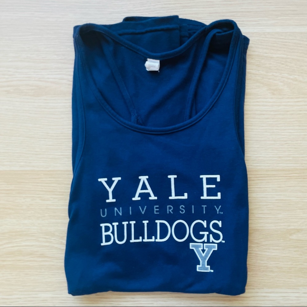 Yale University Bulldogs dark blue tank top size S/M
